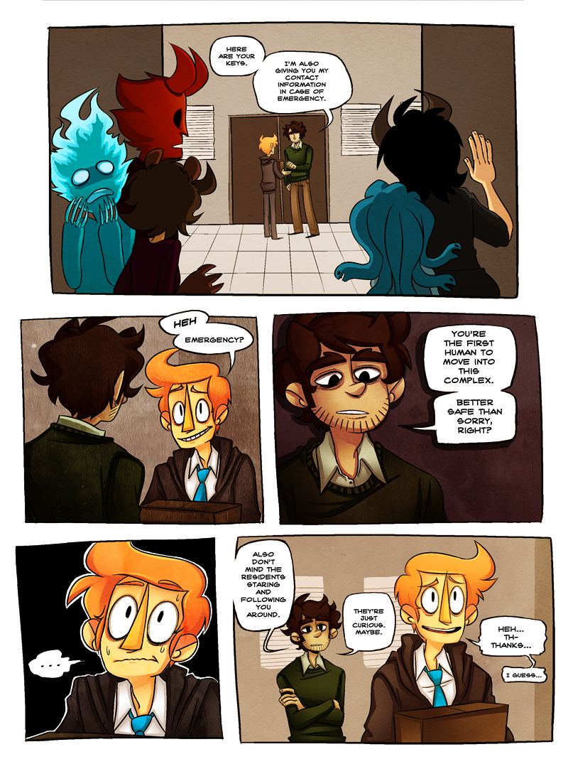 Monsterkind Comic Page 1